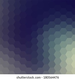 simple colorful background consisting of hexagons
