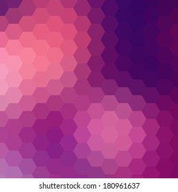 simple colorful background consisting of hexagons