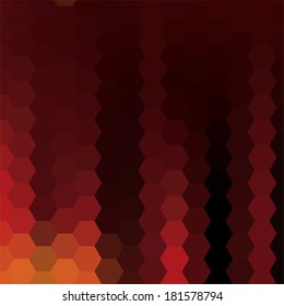 simple colorful background consisting of hexagons