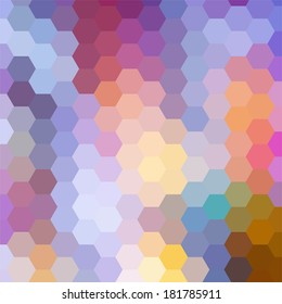 fondo simple y colorido formado por hexágonos