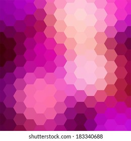 simple colorful background consisting of hexagons