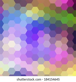 fondo simple y colorido formado por hexágonos