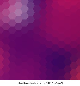 simple colorful background consisting of hexagons