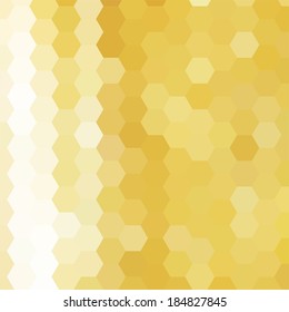 simple colorful background consisting of hexagons