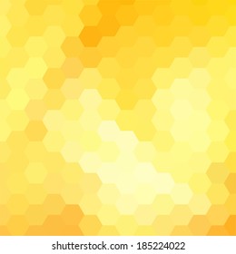 simple colorful background consisting of hexagons