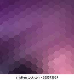 simple colorful background consisting of hexagons