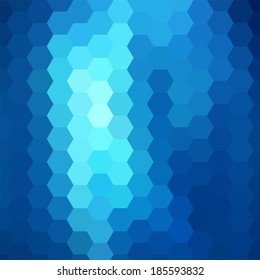 simple colorful background consisting of hexagons