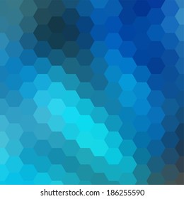 simple colorful background consisting of hexagons