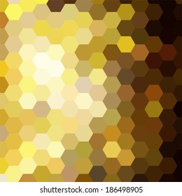 simple colorful background consisting of hexagons