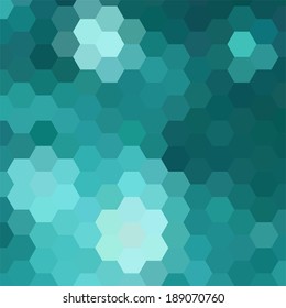 simple colorful background consisting of hexagons