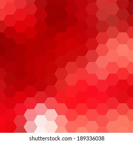 simple colorful background consisting of hexagons