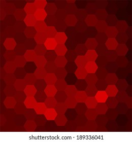 simple colorful background consisting of hexagons
