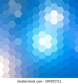 simple colorful background consisting of hexagons