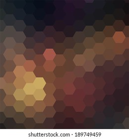 einfacher bunter Hintergrund, bestehend aus Hexagons