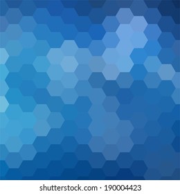 simple colorful background consisting of hexagons