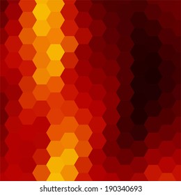 simple colorful background consisting of hexagons