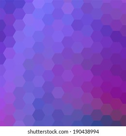 simple colorful background consisting of hexagons