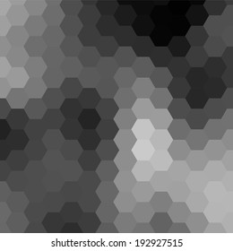 einfacher bunter Hintergrund, bestehend aus Hexagons