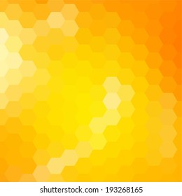 simple colorful background consisting of hexagons
