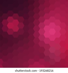 simple colorful background consisting of hexagons