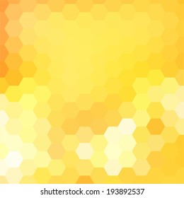 simple colorful background consisting of hexagons
