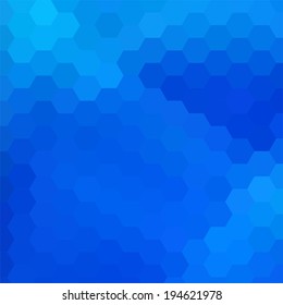 simple colorful background consisting of hexagons