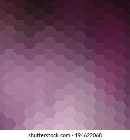 simple colorful background consisting of hexagons