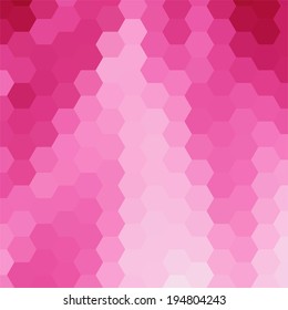 simple colorful background consisting of hexagons