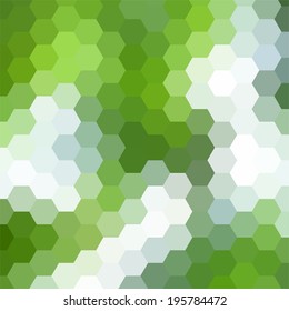 simple colorful background consisting of hexagons