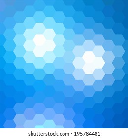 fondo simple y colorido formado por hexágonos