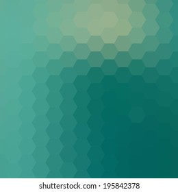 simple colorful background consisting of hexagons