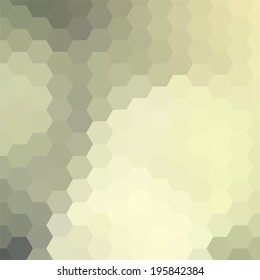 simple colorful background consisting of hexagons