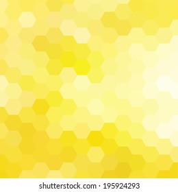 simple colorful background consisting of hexagons