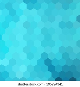 simple colorful background consisting of hexagons