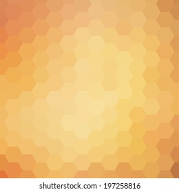 simple colorful background consisting of hexagons