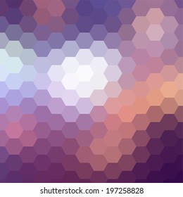 fondo simple y colorido formado por hexágonos