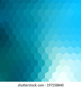 simple colorful background consisting of hexagons