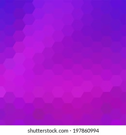 simple colorful background consisting of hexagons