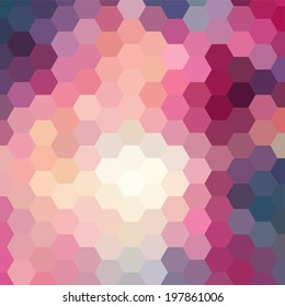 fondo simple y colorido formado por hexágonos