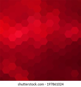 simple colorful background consisting of hexagons