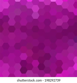 simple colorful background consisting of hexagons