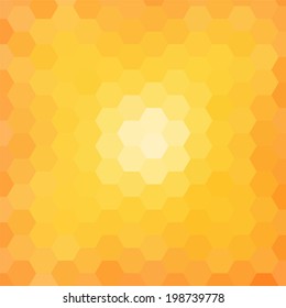 simple colorful background consisting of hexagons