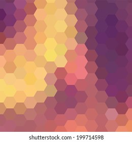 fondo simple y colorido formado por hexágonos