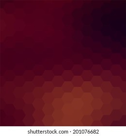 simple colorful background consisting of hexagons