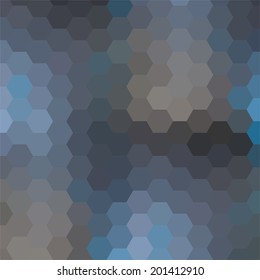 simple colorful background consisting of hexagons