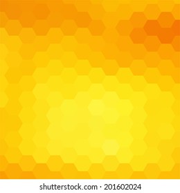 simple colorful background consisting of hexagons