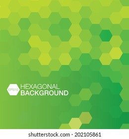 simple colorful background consisting of hexagons