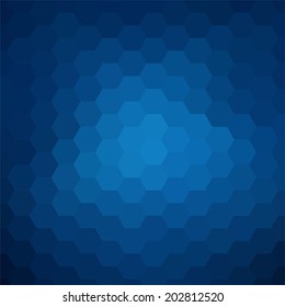 simple colorful background consisting of hexagons