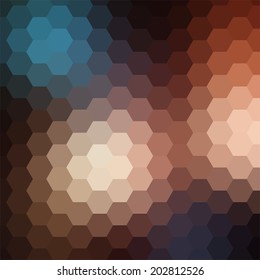 fondo simple y colorido formado por hexágonos