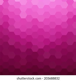 simple colorful background consisting of hexagons